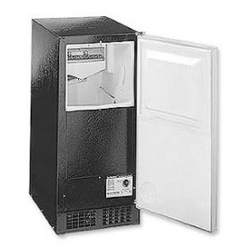 Enlarge Scotsman DCE33PA-1BD Built-in Ice Maker - Black w/ Drain Pump