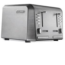 Enlarge DeLonghi CTH4003 4-Slice Toaster - Stainless Steel