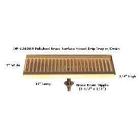 Enlarge Add DP-120DBR Brass Surface Mount Tray