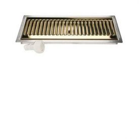 Enlarge DP-220DSSPVD -  Flush Mount Stainless Steel/PVD Brass with Drain