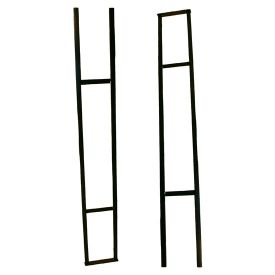 Enlarge FCF-HD-BLACK PEARL Floor-To-Ceiling Mounted Frame - Black Pearl Finish