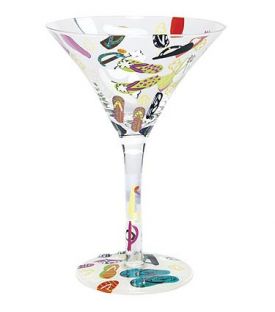 Enlarge Flip-Flops Martini Glass by Lolita Love My Martini