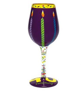 Enlarge Forty Something Wine Glass by Lolita Love My Wine Stemware Collection