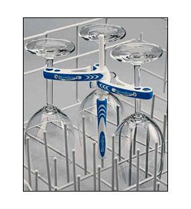 Enlarge StemGrip Dishwasher Wine Glass Stemware Rack Holder