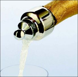Enlarge Auto-Close Pour & Seal Champagne Bottle Stopper