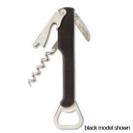 Enlarge Wine Steward's Corkscrew Wine Opener - White