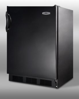 Enlarge Summit AL752B - Black Cabinet & Solid Door