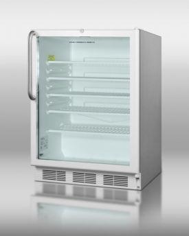 Enlarge Summit SCR600LCSS 5.5 cf Glass Door All Refrigerator