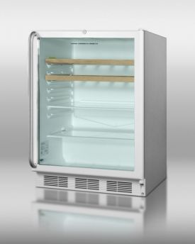 Enlarge Summit SCR600LCSSRC 5.5 cf Glass Door Refreshment Center
