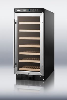 Enlarge Scratch & Dent - Summit SWC1535 33-Bottle Built-in Undercounter Wine Cooler