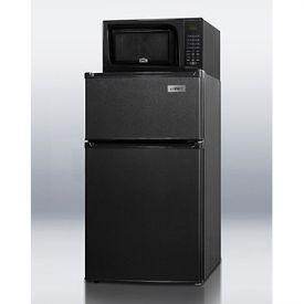 Enlarge Summit MRF35B Refrigerator-Microwave Combo - Black