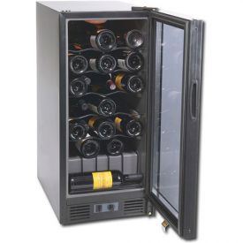 Enlarge Haier HVC15BBH 31 Bottle Built-in Wine Refrigerator with Black Door