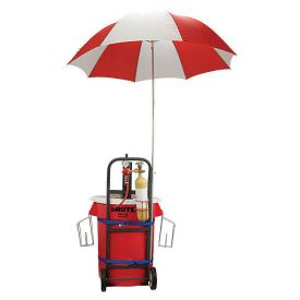 Enlarge JEPK-DA-U - Draft Kart with Umbrella, Black Draft Tower