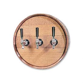 Enlarge Solid Oak Barrel Head Dispenser