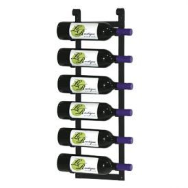 Enlarge VintageView LR1 Le Rustique Decorative Wine Rack, Black Finish