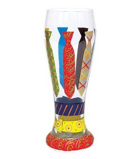 Enlarge Not Another Necktie Pilsner Glass by Lolita Gotta Love Beer Collection