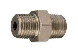 Enlarge Connector Nipple for Secondary Regulators - Left Hand Threads