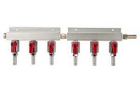 Enlarge 751-021 - Aluminum 6-Way Keg Beer Air Line Distributor