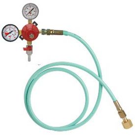 Enlarge 842WM6 - Wall Mount Double Gauge Co2 Regulator w/6' High Pressure Hose