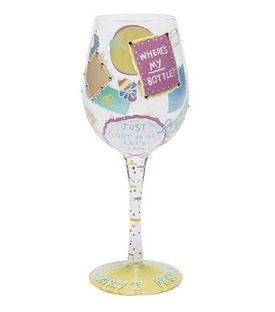 Enlarge New Mommy Wine Glass by Lolita Love My Wine Stemware Collection