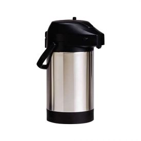 Enlarge Oasis FreshStart 80 oz Airpot Stainless Steel Lever Carafe