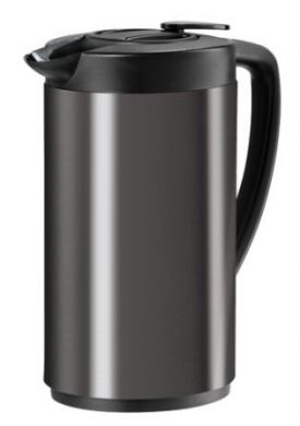 Enlarge Oggi 6566.3 Black Oval Stainless Steel Carafe