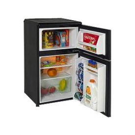 Enlarge Avanti RA304BT 3.1 Cu. Ft. Counterhigh Two Door Cycle Defrost w/ Reversible Doors - Black