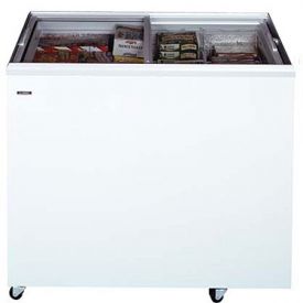 Enlarge Summit SCF690-HT20 6 Cu. Ft. Commercial Sliding Glass Lid Chest Freezer