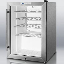 Enlarge Summit SCR312LCSSWC Wine Cooler - Stainless Steel Cabinet