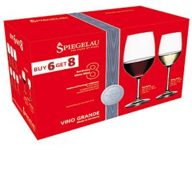 Enlarge Spiegelau Vino Grande Bordeaux & White Wine Value Pack , Buy 6 get 8