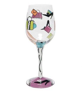 Enlarge Shopaholic Too Wine Glass by Lolita Love My Wine Collection