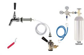 Enlarge Kegco Premium Door Mount Kegerator Keg Tap Conversion Kit