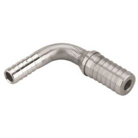 Enlarge Stainless Steel Elbow Fitting 1/4 Inch x 3/8 Inch I.D. Tubing