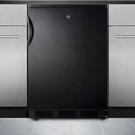 Enlarge Summit SWC6BLBI Built-in Undercounter Wine Cooler - Black