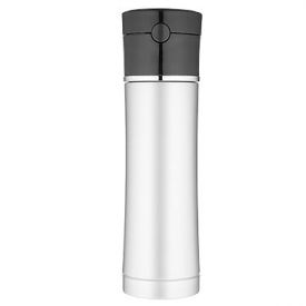 Enlarge Thermos NS400BK004 - Sipp Stainless Steel Hydration Bottle - Black Trim