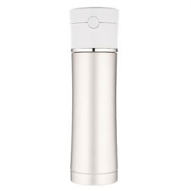 Enlarge Thermos NS400WH004 - Sipp Stainless Steel Hydration Bottle - White Trim