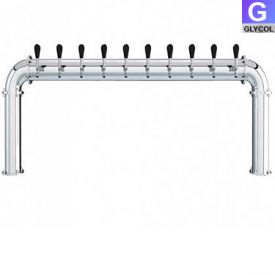 Enlarge AC246-10 Stainless Steel 10 Faucet - 3.3 Inch Column - Glycol Cooled