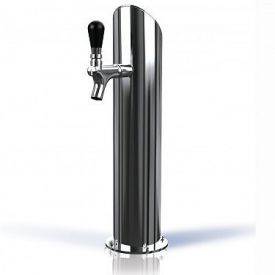 Enlarge GFA152-1 - Gefest 1 Air - Polished Stainless Steel 1-Faucet Beer Tower - Air Cooled
