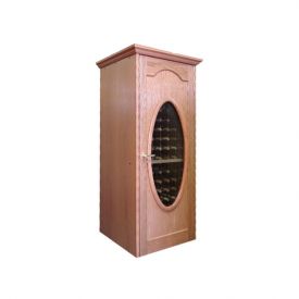 Enlarge Vinotemp Napoleon 250 Wine Cellar - Single Oval Glass Door - 160 Bottle Count