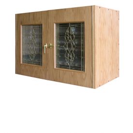 Enlarge Vinotemp Credenza 296B Wine Cellar w/ Beveled Glass Door - 224 Bottle Count