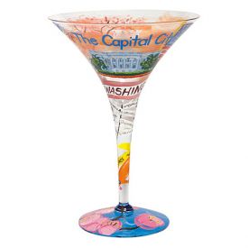 Enlarge Washington DC-tini Glass by Lolita Love my Martini