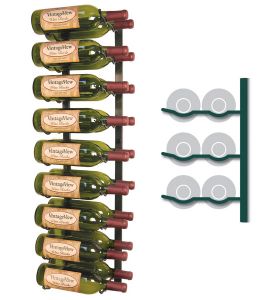 Enlarge Vintage View WS32-K - 18 Bottle VintageView Wine Rack - Satin Black Finish