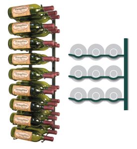 Enlarge Vintage View WS33-K - 27 Bottle VintageView Wine Rack - Satin Black Finish