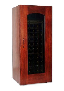 Enlarge Le Cache 1400 Series 172 Bottle Wine Cellar - Classic Cherry Finish