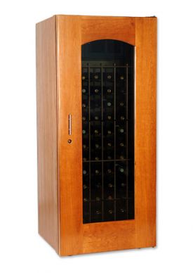 Enlarge Le Cache 1400 Series 172 Bottle Wine Cellar - Provincial Cherry Finish