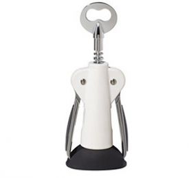 Enlarge Oggi 7306.1 White Jumbo Corkscrew and Bottle Opener with Stand