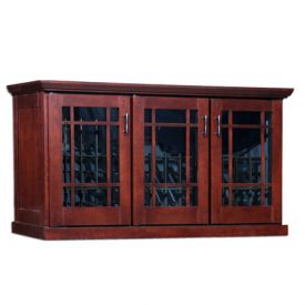 Enlarge Le Cache Mission Credenza 180-Bottle Wine Cellar - Classic Cherry Finish