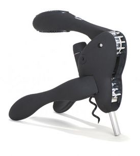 Enlarge Metrokane 6004 Black Rabbit Corkscrew Wine Opener with Foil Cutter