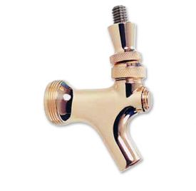 Enlarge Polished Brass Beer Faucet with Stainless Steel Lever