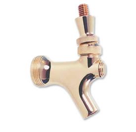 Enlarge Polished Brass Beer Faucet with Brass Lever